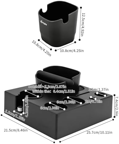 Espresso Knock Box with Removable Particle Bucket for Coffee Station - Image 2