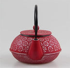 Tea Kettle 20oz/0.6L Teapot Cast Iron Tea Kettle Pot with Infuser Japanese Style Home Teapots(A) - Image 6