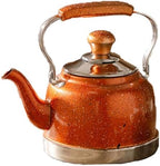 WhistlingTea Kettle for Stovetop, Stainless Steel Water Teapot Boilers for Stovetops, Induction Stone Kettle with Loud Whistle - Perfect for Preparing Hot Water, Coffee,Milk,Orange,1.5L - Image 5