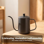 Matte Black Gooseneck Coffee Pot - Image 5