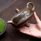Tea Kettle Hand-carved Household Ceramic Teapot Portable Travel Teapot Ceramic Tea Infuser - Image 4