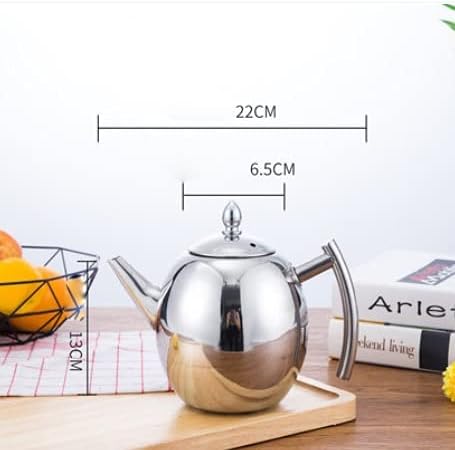 1.5L Stainless Steel Teapot with Tea Strainer Teapot with Tea Infuser Teaware Sets Tea Kettle Infuser Teapot For Induction - Image 2