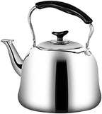 Whistling Tea kettle, 2L Stainless Steel Tea Kettle Stovetop With Anti-Hot Handle, Hot Water Boiling Tea Pots For Stove Top - Silver by Wisecoco