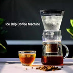 Iced Drip Coffee Maker, 600ml Cold Brew Drip Tower, Adjustable Dripper, Stainless Steel Filter, Makes 2-4 Cups, for Kitchen, Office, Coffee Shop - Image 2