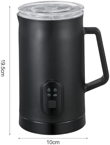 Milk Frother Electric, Stainless Steel Automatic Hot & Cold Milk Foamer with Touch Screen, Switching Modes At The Touch Of a Button, 590ml Large Capacity (White) - Image 5