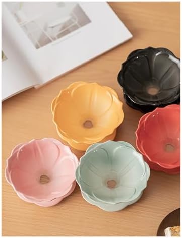 Porcelain Coffee Dripper Ceramic Filter Cup Manual Brew Tool Chic Home Barista Accessories Reusable(Yellow) - Image 4