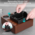 CASABREWS Wooden Espresso Tamping Station Kit 51mm and Knock Box - Image 6