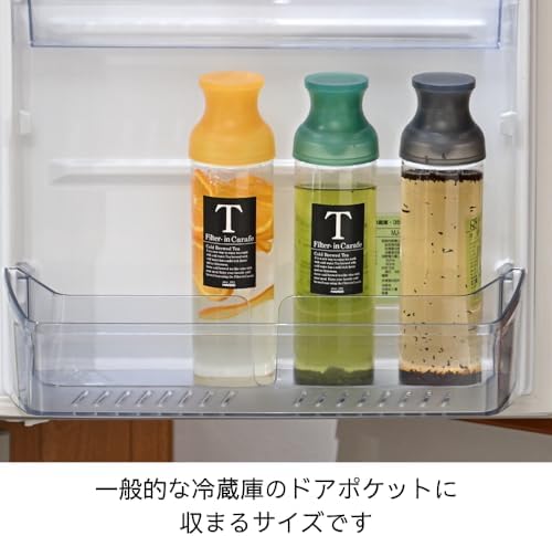 HARIO FIR-100-TGR Filter-In Bottle, Carafe, Practical Capacity, 33.8 fl oz (1,000 ml), Gray, Cold Brew Tea, Made in Japan - Image 3