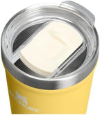 STANLEY Everyday Tumbler 20 oz | Press Fit Drink Through Lid | Beverage, Coffee, and Cocktail Cup | Insulated Stainless Steel Wine Glass | BPA-Free | Daffodil - Image 2