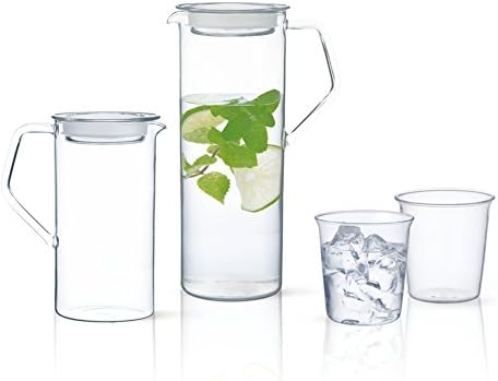 KINTO CAST 21676 Water Jug, 25.5 fl oz (750 ml), Heat-resistant Glass, Microwave and Dishwasher Safe - Image 2