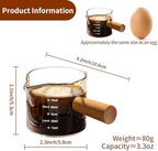 YARRAMATE 100ML Metal Measuring Cups (White) & 100ML Glass Measuring Cups - Image 7