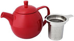 FORLIFE Curve Teapot with Infuser, 24-Ounce, Red - Image 2