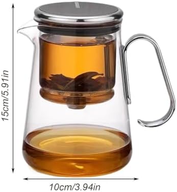 Glass Tea Kettle, Infuser Brewer Daily, Green Oolong, Hot Cold Use - Image 6