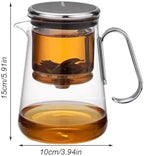 Glass Tea Kettle, Infuser Brewer Daily, Green Oolong, Hot Cold Use - Image 6