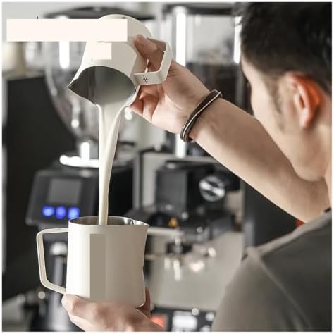Classic Milk Frothing Pitcher 500ml Red Stainless Steel Steaming Pitchers Cup Coffee Tool(500ml,Sliver Spot) - Image 6