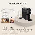 Nespresso Vertuo Pop+ Coffee and Espresso Machine by De'Longhi, Black - Image 3