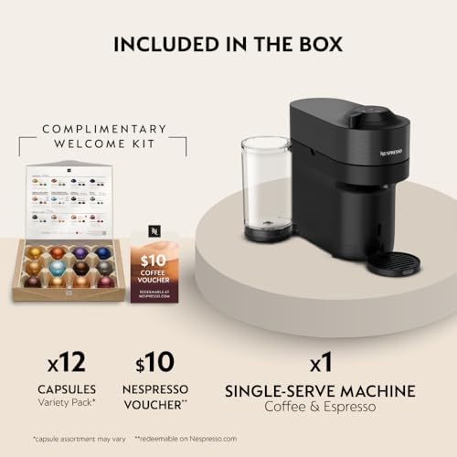 Nespresso Vertuo Pop+ Coffee and Espresso Machine by De'Longhi, Black - Image 3