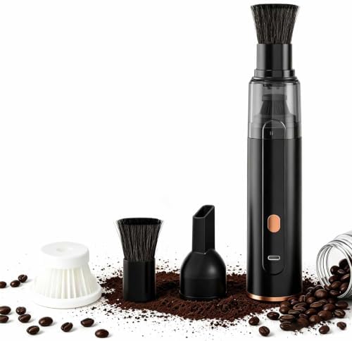 Mini Coffee Grinder Vacuum Cleaner, 2026 New Coffee Grinder Cleaner，Black by Unknown