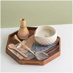 8pcs Matcha Tea Set Kiln-Changed Ceramic Bowl With Spout Whisk Tea-Making Tool(005) - Image 2