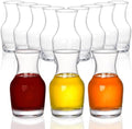 12 Pack Wine Carafe Glass, 6 Oz Single Serving Mini Decanters by Acshio