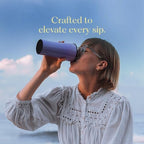 Sttoke Leakproof Lid Shatterproof Tumbler, Lilac Dream, 6.9-inch Height, 12 oz. - Image 6