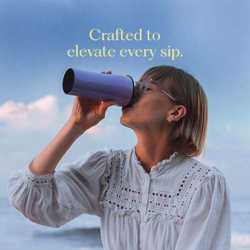 Sttoke Leakproof Lid Shatterproof Tumbler, Lilac Dream, 6.9-inch Height, 12 oz. - Image 6