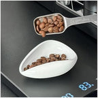 Coffee Beans Dose Tray Pottery/Walnut Wood Weighing Bean Tea Dish Coffee Powder Measuring Cup Coffee Accessories(Type s) - Image 6
