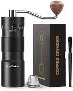 Manual Coffee Grinder, 16μm External Adjustment by SimCoker
