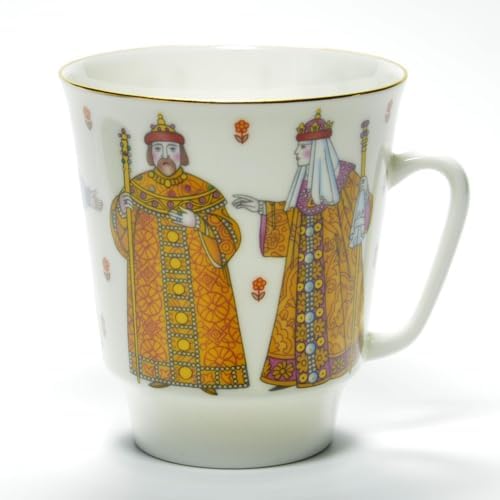 Bone China Tea Set Cup, Saucer and Cake Plate Tsar Feodor Ioannovich 5.6 oz/165 ml - Image 3