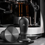 Espresso Tamper 58.35mm - Calibrated Spring-Loaded Coffee Tamper with Constant Pressure, Triple-Spring Impact & Sound Feedback for Barista Home Use (Black, 58.35mm) - Image 2