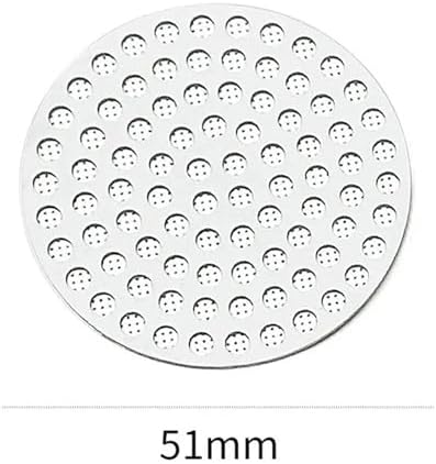 58mm Espresso Puck Screen 0.8mm Thickness Stainless Steel Reusable Coffee Filter Designed For Bottomless Portafilter Baskets，Water Flows Evenly(58mm) - Image 2