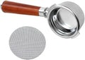 Bottomless Portafilter 58mm Compatible For Gaggia Classic/Classic Pro | Walnut Handle by Neuroquill