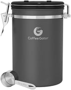 Coffee Gator French Press Coffee Maker 34oz and Coffee Canister 22oz Airtight Stainless Steel - Image 3