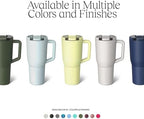 BrüMate Müv - 35oz 100% Leak Proof Insulated Coffee Mug with Handle & Lid - Stainless Steel Coffee Travel Mug - Double Walled Coffee Cup (Dune) - Image 2