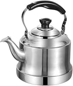 Whistling Tea Kettle for Stove Top, Stainless Steel Whistle Teapot with Infuser, Hot Water Teapot for All Stovetops(2L) by Unknown