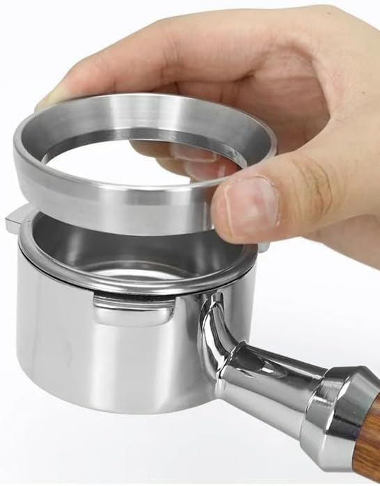 Coffee Dosing Ring Magnetic 51mm 53mm 58mm Stainless Steel Espresso Funnel Compatible with Delonghi Breville Portafilter Barista Accessories(51mm) - Image 2