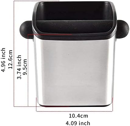 CAFEMASY Espresso Knock Box with Removable Knock Bar and Espresso Machine Cleaning Tools Set - Image 5
