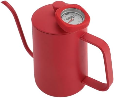 pour Over Coffee Kettle, Professional Large Capacity Gooseneck Stainless Steel Coffee Tea Pot with Thermometer for Home Use and Easy to Carry by Obetuens