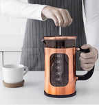 French Press Coffee Maker 8 cups 34 oz 304 Stainless Steel Coffee Press with 4 Filter Screens, Easy Clean Heat Resistant Borosilicate Glass - Free 100% BPA… (Candy Sparkle-AYUTYT, 34 oz) - Image 7