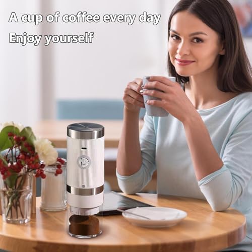 Espresso Bean Grinder Rechargeable Conical Burr Grinder - Image 5