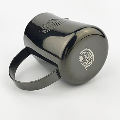 KuGuo 500ml Milk Frothing Pitcher for Latte Art Espresso, Mirror Black - Image 3