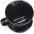 Coffee Filter, Segarty #2 Coffee Filter Cup and 400 Count #2 Coffee Disposable Cone Filters Paper, Flat Bottom Brewing Coffee Dripper and Natural Brown Paper for Home & Office Used, Easy to Clean - Image 6
