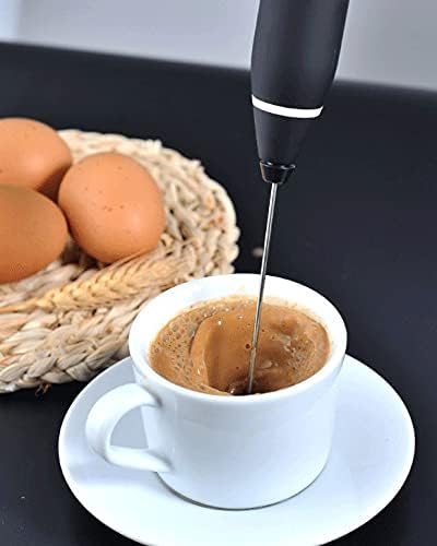 Milk Frother Handheld Foam Maker for Lattes - Whisk Drink Mixer for Coffee, Mini Foamer for Cappuccino, Frappe, Matcha, Hot Chocolate - Image 2