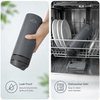 VIVA Recharge Tea Tumbler with Infuser, Travel Bottle, 16 oz – Gray - Image 6