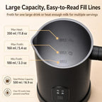 Professional Automatic Foam Maker Electric Milk Frother (White) - Image 4