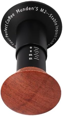 53mm Spring Loaded Coffee Tamper with Wood Handle and Waffle Base, Calibrated Espresso Tamper for Portafilter (53mm) - Image 7