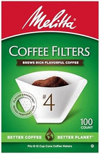 Melitta #4 Cone Coffee Filters, White, 100 Count (Pack of 6) 600 Total Filters Count - Packaging May Vary - Image 2