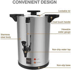 Valgus Commercial Stainless Steel Coffee Urn 110 Cup 16L Coffee Maker - Image 4