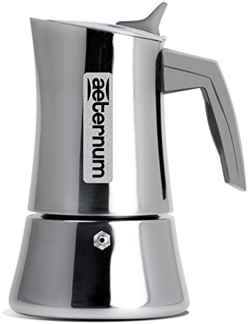 Bialetti Divina 0006283 Coffee Maker 6 Cups, Stainless Steel, Stainless Steel, 14 "x 11.5 x 20 cm by UPARTS