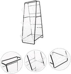BESPORTBLE 1 Set Pen Organizer for Desk Containers Tea Packet Tea Bag Creamer Sweetener Sugar Tea Packet Rack Shelf Vertical Tea Organizer Teabags Metal Milk Tea Pantry Coffee Bag re-usable - Image 5